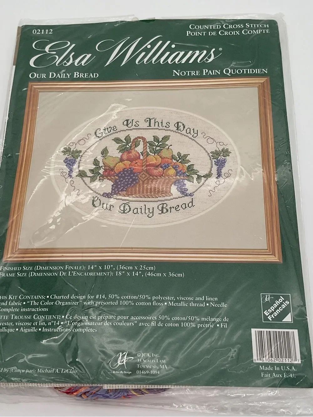 Elsa Williams Give Us This Day Our Daily Bread Counted Cross Stitch Kit